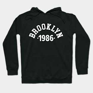 Brooklyn Chronicles: Celebrating Your Birth Year 1986 Hoodie